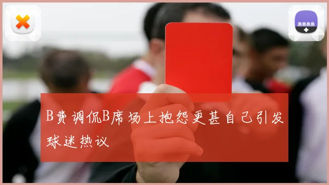 B费调侃B席场上抱怨更甚自己引发球迷热议